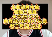 杏彩体育登录-太阳阵容稳定团结，球队迎来连胜势头的简单介绍
